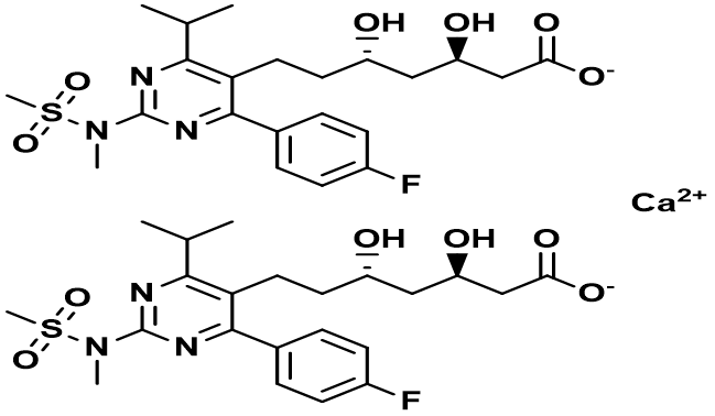 Rosuvastatin 6,7-Dihydro Impurity / Rosuvastatin Calcium 6,7-Dihydro Impurity / 6,7-Dihydro Rosuvastatin Calcium / Dihydro Rosuvastatin Calcium